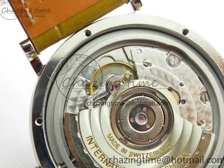 MIROTIME 0127 Durable Portofino 37mm SS V7F 1:1 Best Edition White Dial on Light Brown Leather Strap A 7092